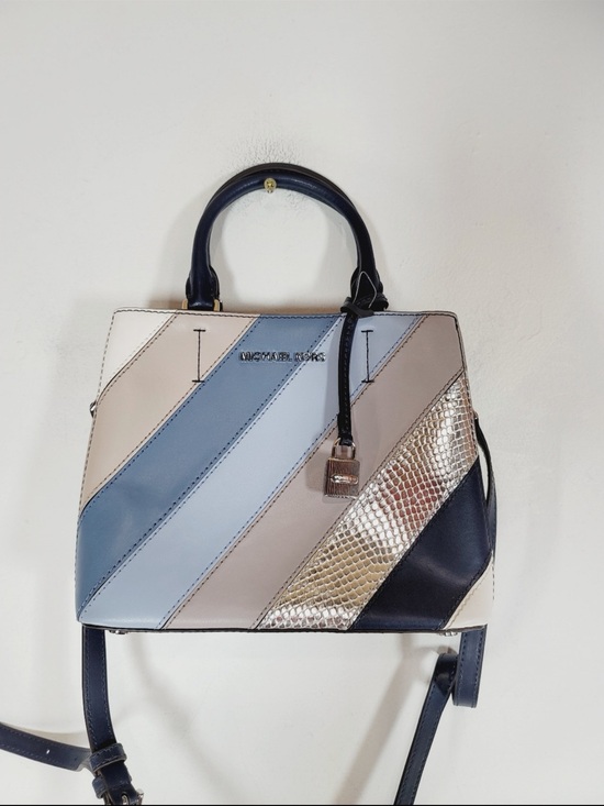 Michael Kors Handbags - Michael Kors Adele Multi-Color Leather Satchel